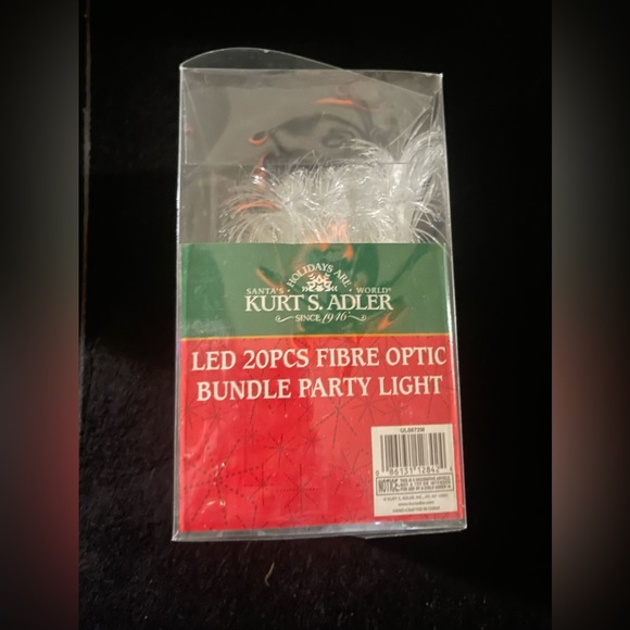 Fibre Optic Bundle Party Light Led 20 Pieces NWOT - Picture 2 of 2